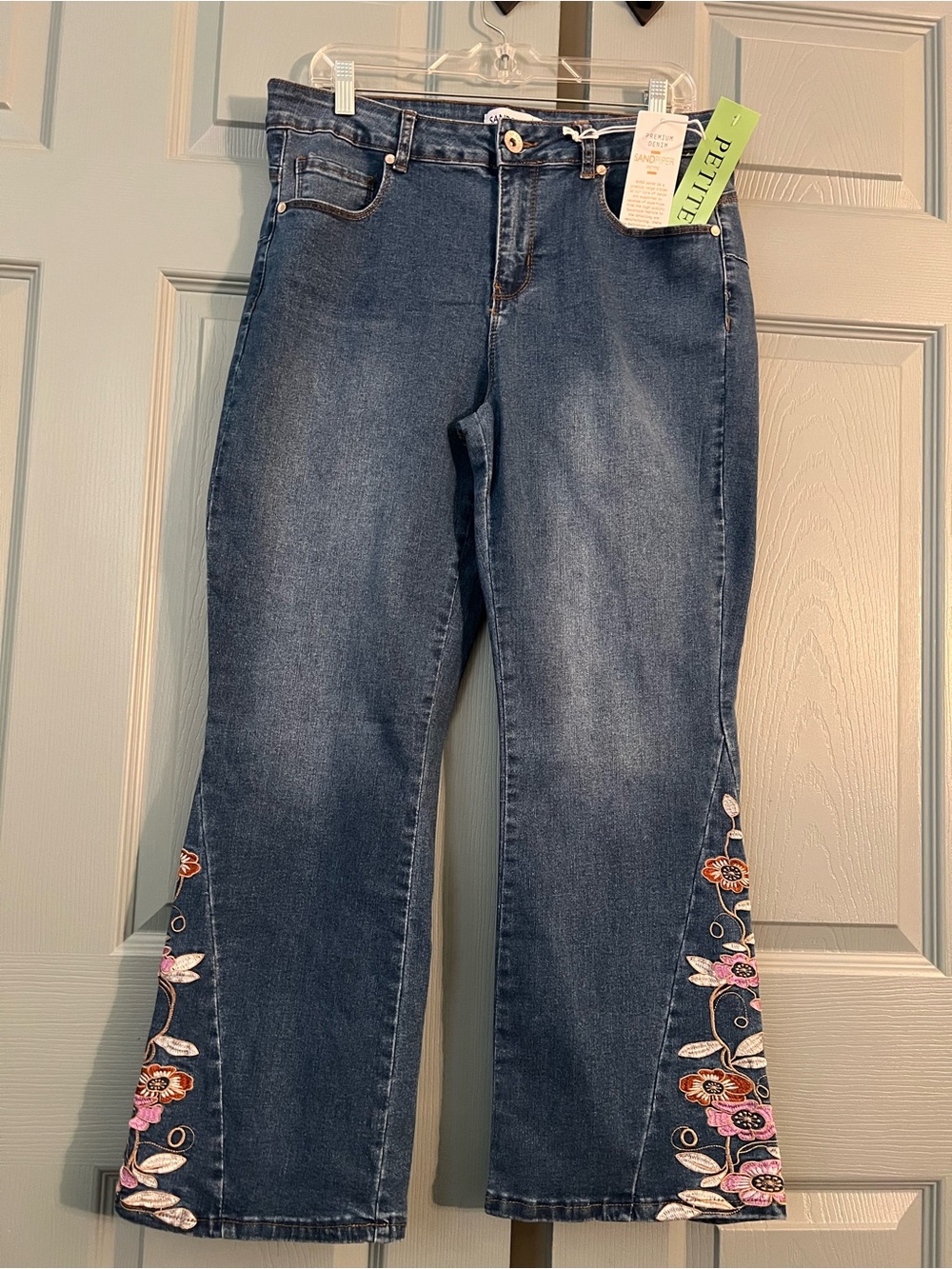 SANDPIPER Petite Bootcut with Embroidery